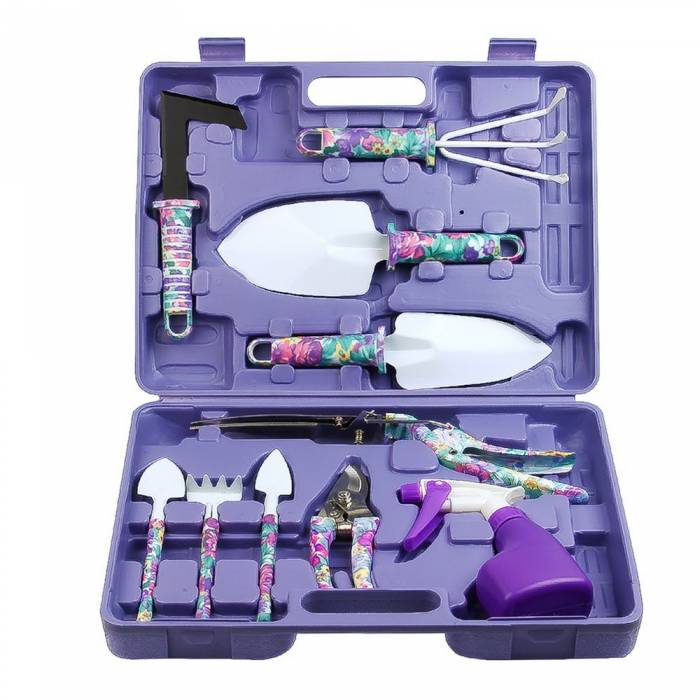 Chinese Wholesale 10 Pieces Low Price Hardware Garden Equipment And Tools Toolbox Gardening Tools